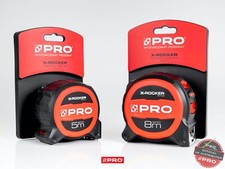 PRO X- Rocker Heavy Duty Ultra Strong Magnet 8m & 5m Lengths Tape Measure