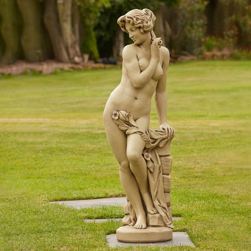 Lola nude stone garden statue - lola,