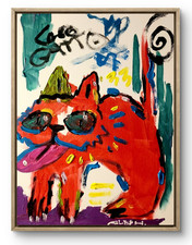 Aleph Original Art Cat 14x11