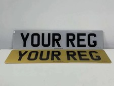 Number Plates 2D – 100% Road & MOT Legal/Show Plate | Custom UK Car Registration