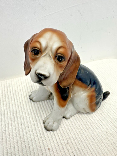 Vintage ceramic beagle - vintage,