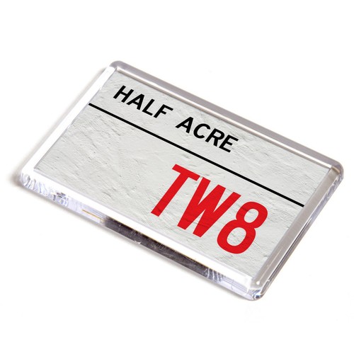 Fridge magnet half acre - half, tw8