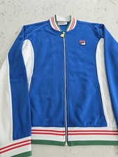 Fila vintage settanta track top exclusive pro badge french blue - RARE GOLD ZIP