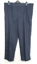 Dunlop Mens Trousers Size W42 L31 Navy Blue Golf Lightweight Straight Leg