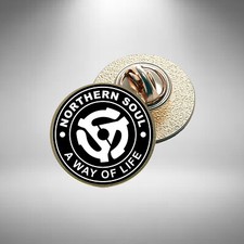 Northern Soul Pin Badge Lapel