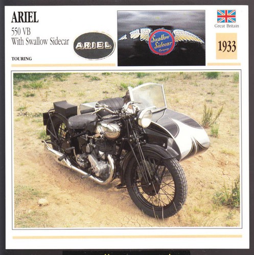 1933 ariel 550cc with - 1933,