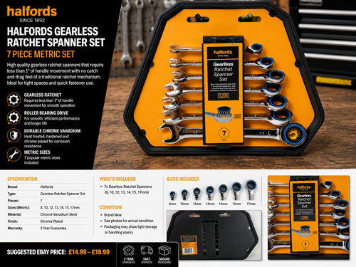 Halfords advanced 7pc - halfords,