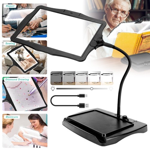 Magnifying glass with led - with,