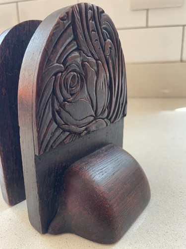 1930s art deco carved oak - deco,