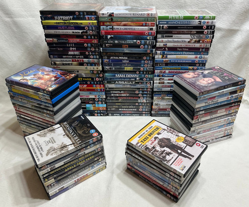 136 dvd job lot action - 136,