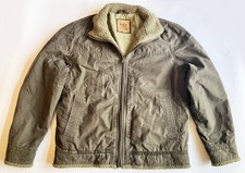 Marks & Spencer North Coast Borg Fleece Trim Collar Jacket Brown XL