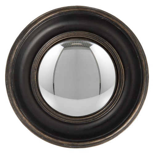 Black brown round frame - brown,