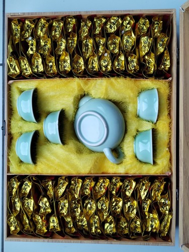 Chinese tea set light blue - light,