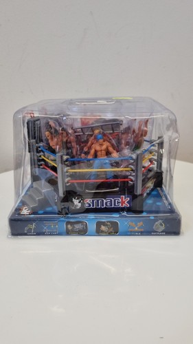 Action figures smack down - down, raw