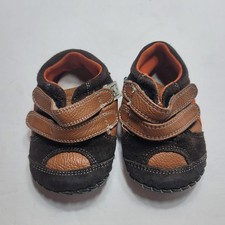 Little blue lamb baby shoes - blue,