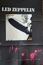 LED ZEPPELIN - "S/T" (Atlantic) Japan - 1969 - JAP REISSUE + BIG POSTER + Insert