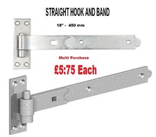 18" STRAIGHT BAND and HOOK T