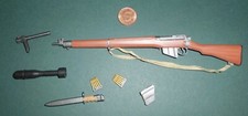 1/6th scale British Lee Enfield no4 Rifle with bayonet for Dragon etc figure