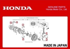 GENUINE HONDA MAIN BEARINGS