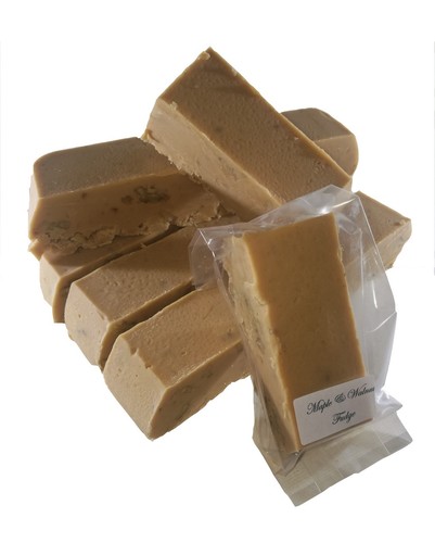 Handmade maple walnut fudge - maple,