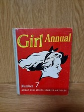 Vintage girl annual - vintage, number