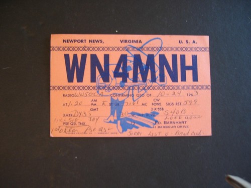 Vintage postcard ham radio - ham,