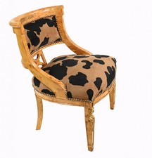 Single Empire Accent Chair Leopard Print Interiors