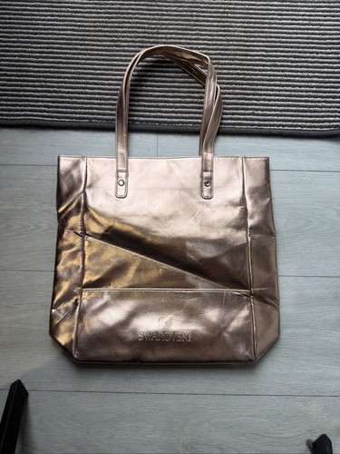 Swarovski pink canvas tote - swarovski,