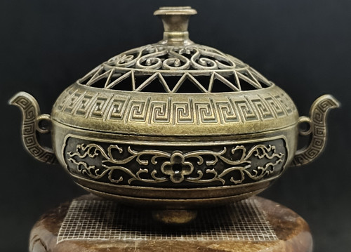 Oriental brass bronze - oriental, incense