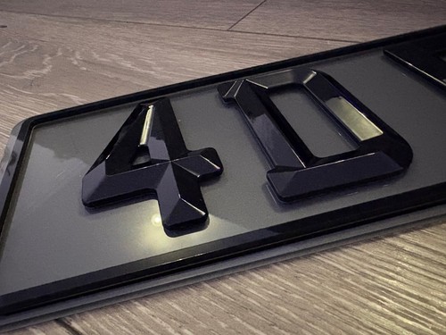 Number plates premium 2d - number,