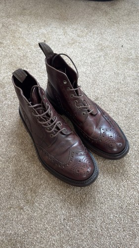 Loake bedale tan brown brogue - brown,