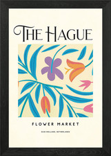 The Hague Flower Market Framed