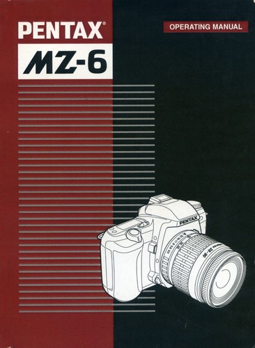 Pentax slr camera - mz-6,