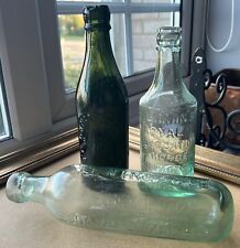 Rare antique bottles, beer