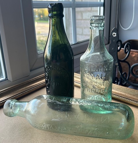 Rare antique bottles - ,, beer