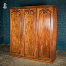 Compactum Wardrobe, Victorian Mottled Mahogany