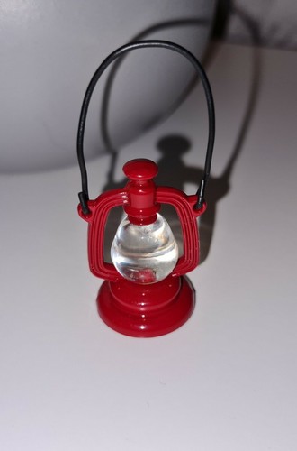 Red oil lamp lantern and - red, /