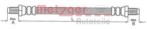 New brake hose for - hose,