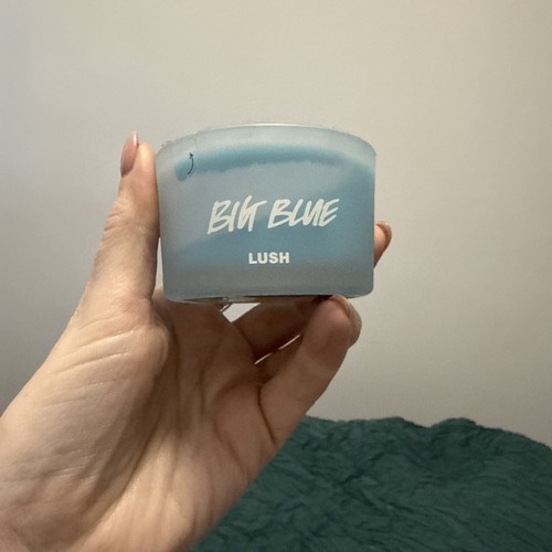 Lush big blue scented candle - lush,