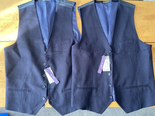 Primark blue waistcoat 3 - 2,