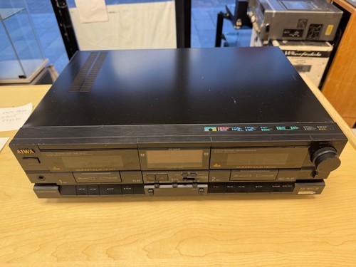 Aiwa wx808k double cassette - ad-wx808k,