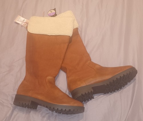 Women brown tall winter - brown,