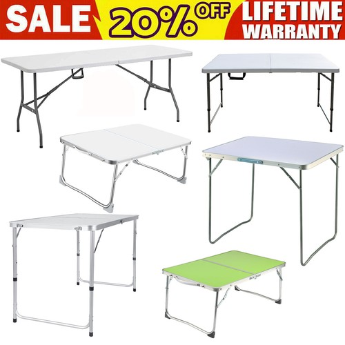Folding table portable fold - fold, up