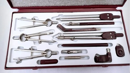 Drawing instruments box for - instruments,