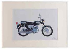 Suzuki B120 1967 A2 framed