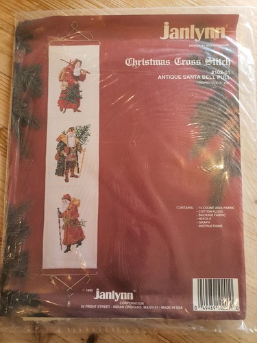 Janlynn antique santa - janlynn, bell