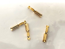 4 x 24K Gold Plated Rega RB1000 Tonearm 1.2mm Headshell To Cartridge Connectors