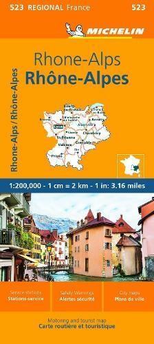 Rhone alps michelin regional - -,