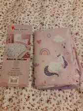 Girls Unicorn Single Duvet and