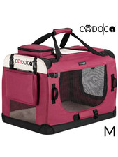 Pet Carrier CADOCA M Fabric Cat Dog  Transport Box Folding Puppy Travel box. 